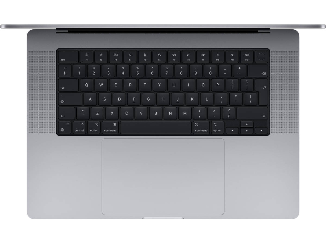 MacBook Pro APPLE Cinzento Sideral (16'' - Apple M1 Pro 10-Core - RAM: 16 GB - 1 TB SSD - GPU 16 - Core)