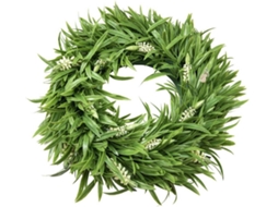 Planta Artificial EUROPALMS Lavender Wreath (Verde - 30 cm)