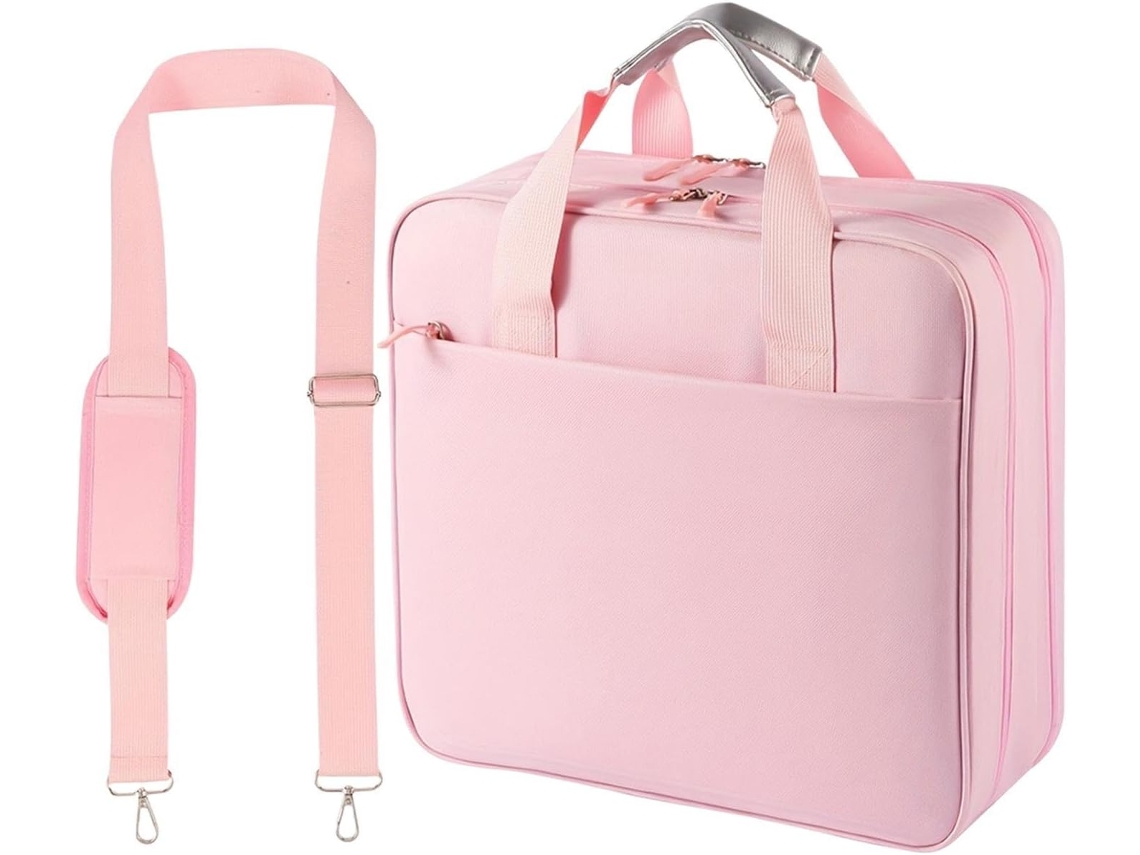 Pasta Com Zíper De 7,6 Cm (3 Polegadas), Bolsa De Ombro Grande À Prova D'água