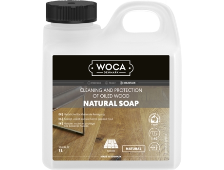 Detergente WOCA de Madeiras Oleadas e Enceradas (1 L)