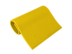 2026 tapete Antiderrapante para Ferramentas de Cabeleireiro Armazenamento de Lâminas e Pentes Barbearia Salão Silicone Resistente Ao Calor Amarelo