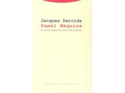 Livro Papel Máquina de Jacques Derrida (Espanhol)