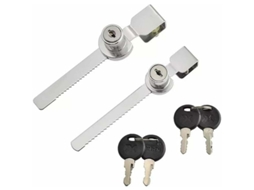 Fechadura De Pressão E Tração Tipo Serra Para Porta Armário Vidro (pequena + Grande não Pode Ser Aberta) Adequada Oficina/sala Ferramentas