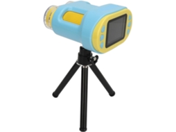 Microscópio De Brinquedo, Microscópio Digital De Lente Dupla Com Ampliação