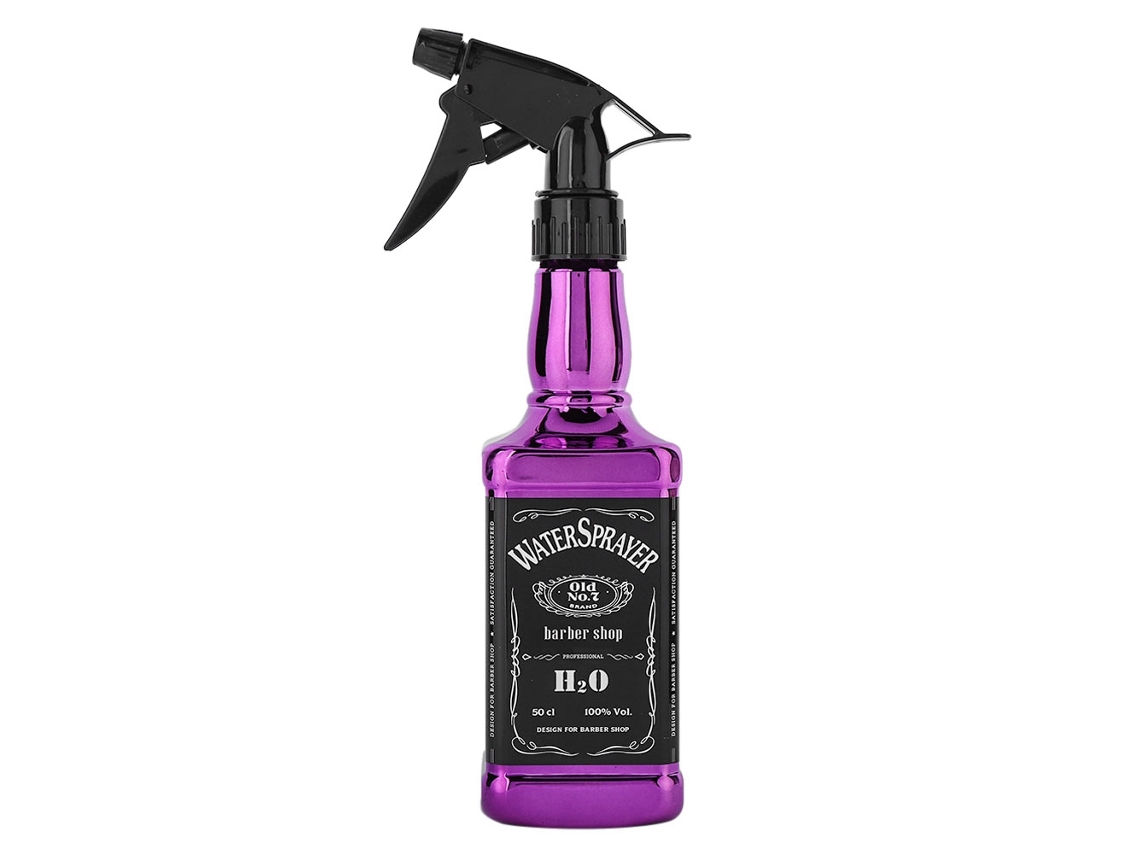 Frasco de spray para cabeleireiro 2026, 500ml, ferramenta de salão de beleza, pulverizador de água para barbeiro, para uso doméstico e no jardim (vermelho e rosa)