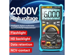 Multímetro digital Aneng V9 com 6000 contagens, testador elétrico, voltímetro e amperímetro AC/DC.