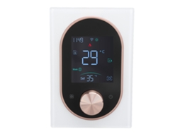 Termostato Inteligente Color Programável Com Tela Tática E App Para Aquecimento De Água, 95v-240v, Tuya, Branco