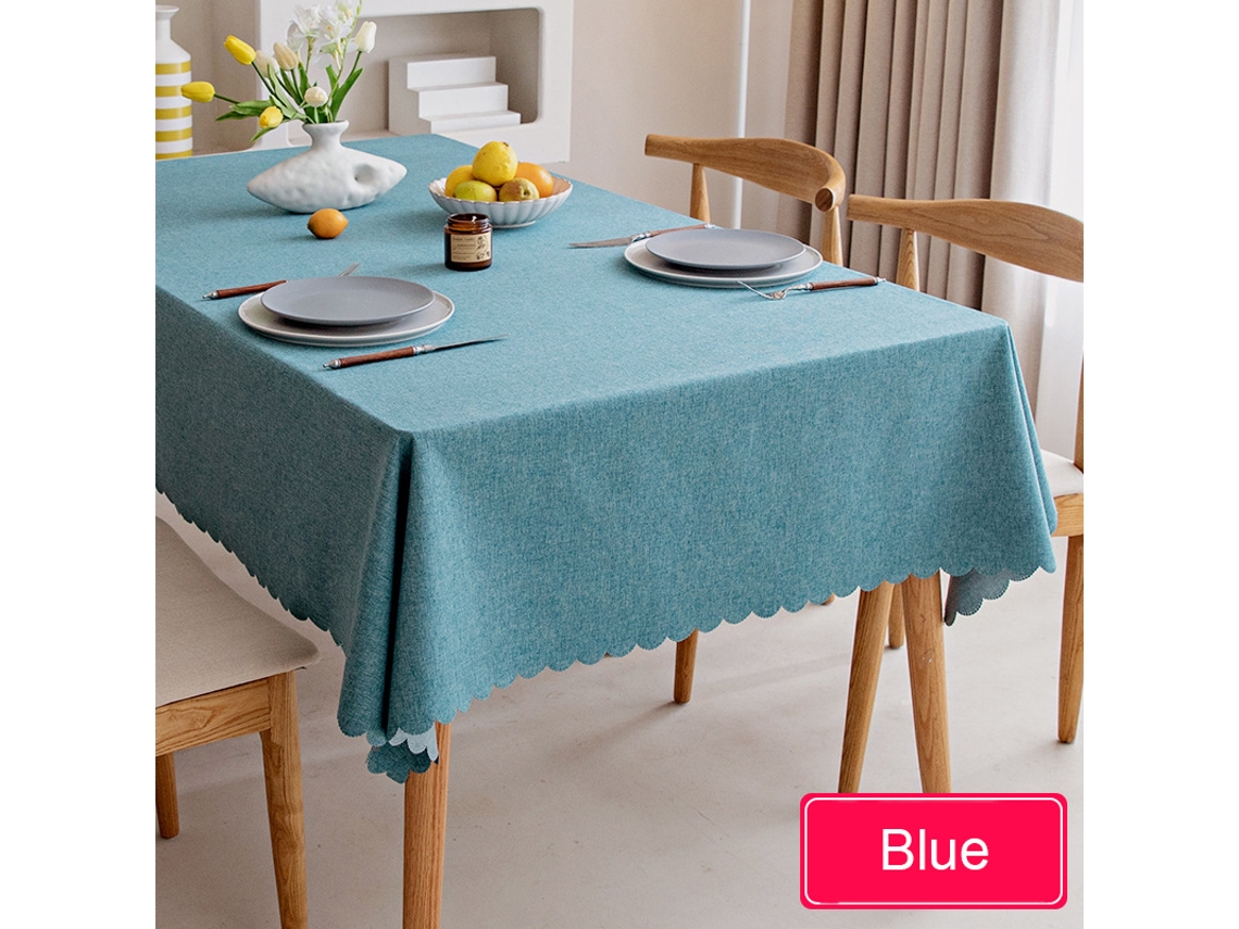 Toalha De Mesa Impermeável, Toalha De Mesa Nórdica De Algodão E Linho, Estilo Japonês, Toalhas De Mesa De Cor Sólida Para Mesa De Jantar, Mesa De Cent