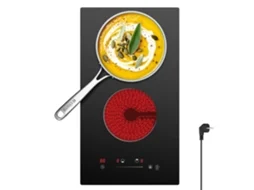 Placa De Vitrocerâmica Ciarra Cdv 2 Zonas 3000w 29cm Touch Control 9 Niveles Cdver302
