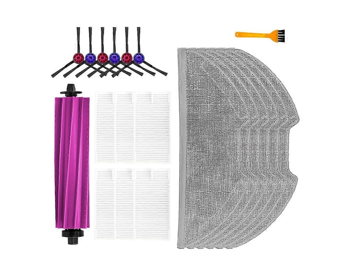 Peças De Reposição Para Aspirador Robô Eureka E20 Plus: Escova Lateral Principal, Filtro Hepa, Pano De Limpeza E Acessórios.