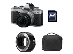 Nikon Z Fc + Z 16-50 Prata + Bolsa + Cartão Sd De 8gb + Adaptador Ftz Ii
