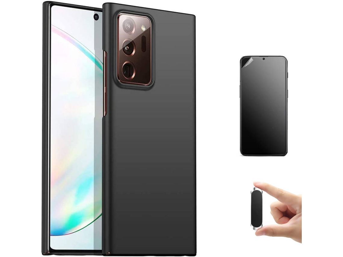 Kit Capa/Película e Suporte Samsung Note 20 Ultimatte Turtleshell Preto