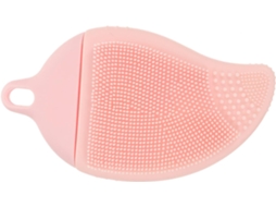 Escova Facial Multifuncional De Silicone Rosa Para Massagem | Esfoliação Suave, Limpeza Profunda Dos Poros, Uso No Rosto