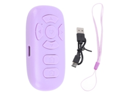 Controlador Remoto Sem Fio Bt V4.2 Universal Roxo Android Ios