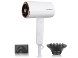 (branco) Secador De Cabelo Dobrável De 1800 W Com Concentrador De Ar