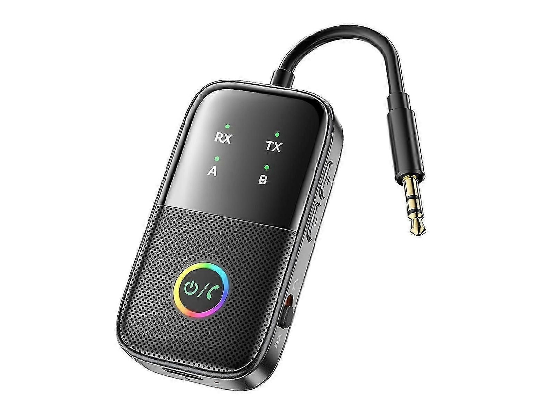 Transmissor E Receptor Bluetooth 2 Em 1, Adaptador Bluetooth V5.2 Para Aviões, Academias E Sistemas De Som Automotivos/domésticos.