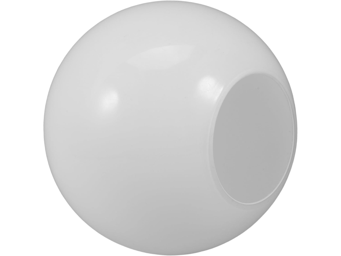 Globo De Vidro Branco Fosco Para Luminárias De Chão, Mesa E Pendentes.