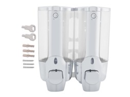 Dispensador de Sabão em Espuma Parede 700ml Duas Saídas Antibacteriano Anticorrosivo S/MARCA
