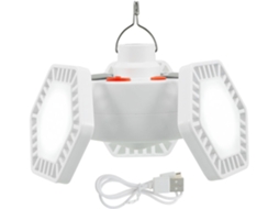 Luz De Acampamento Led Recarregável Com Energia Solar Para Caminhadas E Trilhas - Design