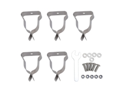 Kit Hardware Janela Capa Poço Mola Aço Galvanizado