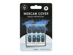 Proteção De Privacidade Da Webcam Black  8-pack