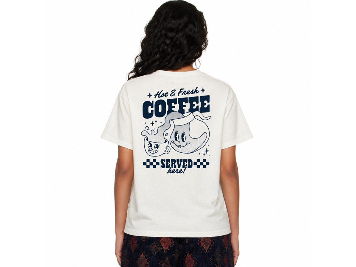 Rockinstone Hot Fresh Coffee Goodie Works T-shirt Unique Designer Style