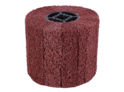 Disco de lixa de arame com núcleo de borracha, polidor para aço inoxidável, alumínio e ferro, grão 120.