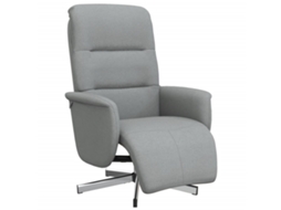 Recliner Chair, Recliner Chairs Vidaxl Cinzeto Tecido