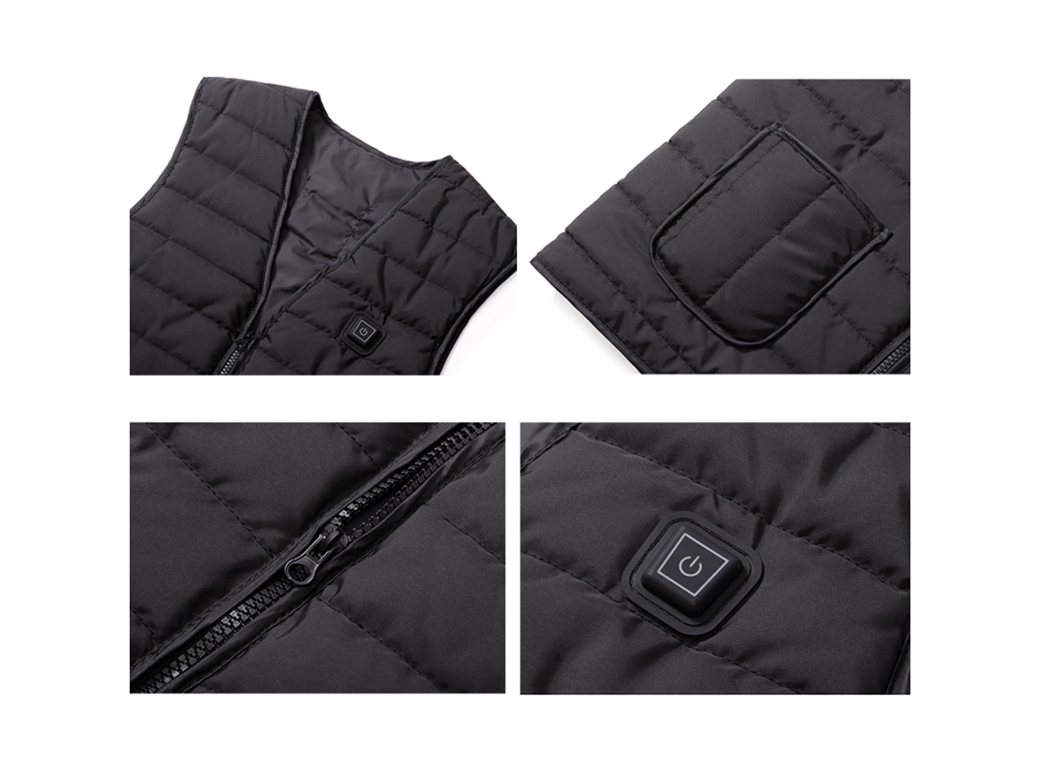 Colete Aquecido Polar Fleece com USB | S/MARCA