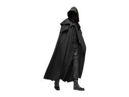 Capote com Capuz Halloween, Unissexo, Medieval LAXISCREED