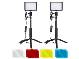 Kit De Luzes Led Usb Para Mesa 2-pack Iluminação Para Conferências Ao Vivo Gravação Fotografia