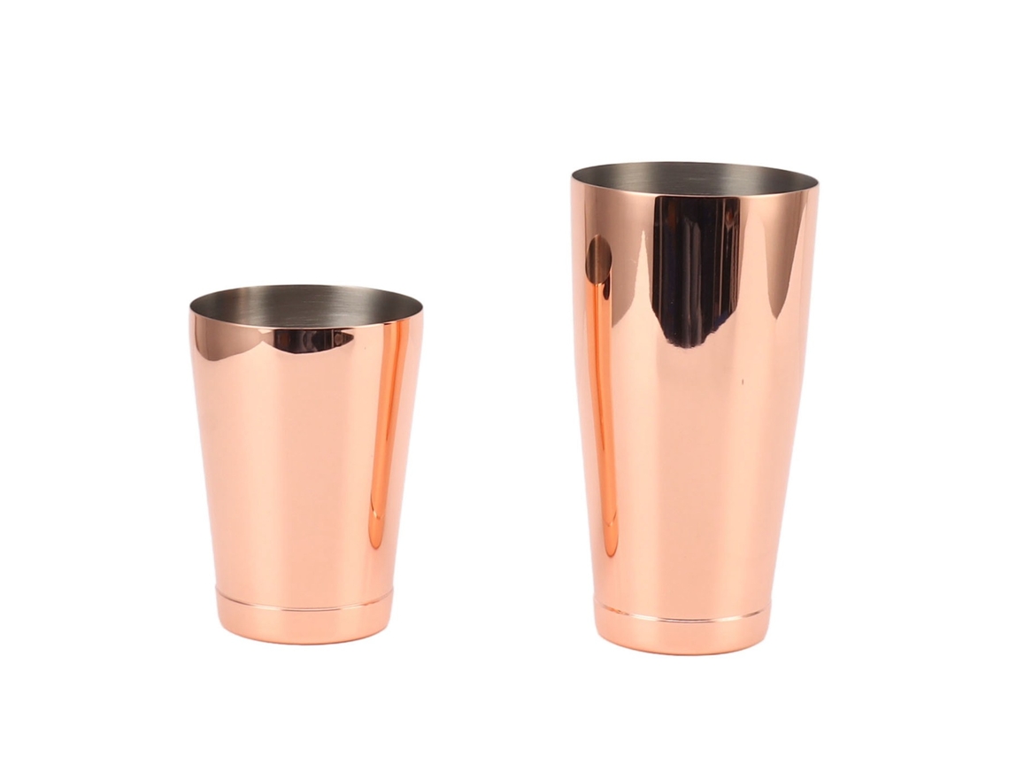 Coqueteleira De Aço Inoxidável 304 Com 2 Seções, Para Barman, Misturadora De Vinho, Com Base Revestida De Cobre.