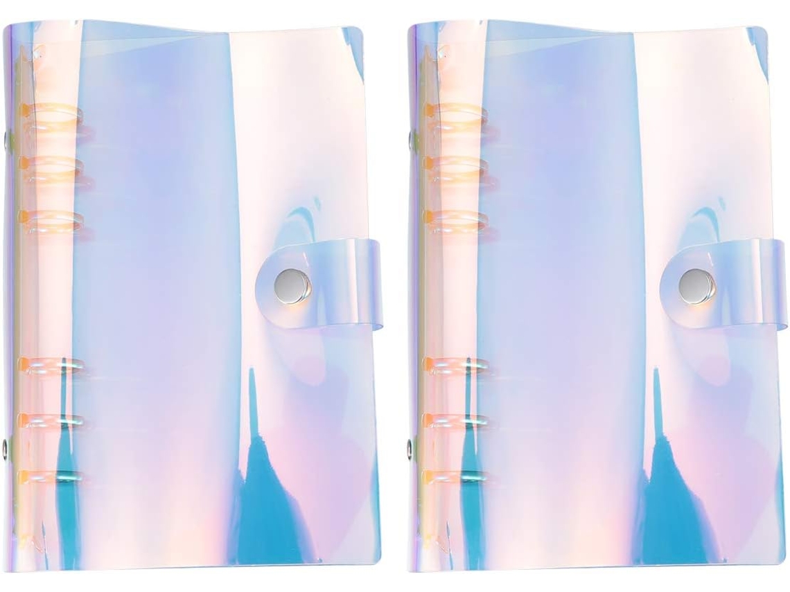 Nuobesty Conjunto De 2-pastas Transparentes Arquivo, Materiais De Escritório Organização Documentos No Ou Na