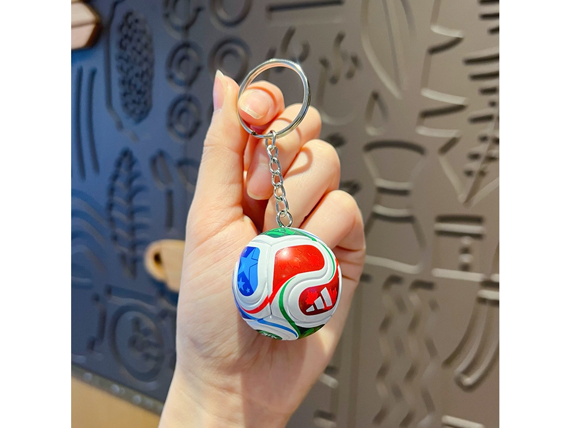 Chaveiro Bola Copa Do Mundo 2026 - Miniatura Oficial, Design Vibrante, Perfeito Para Fãs De Futebol!
