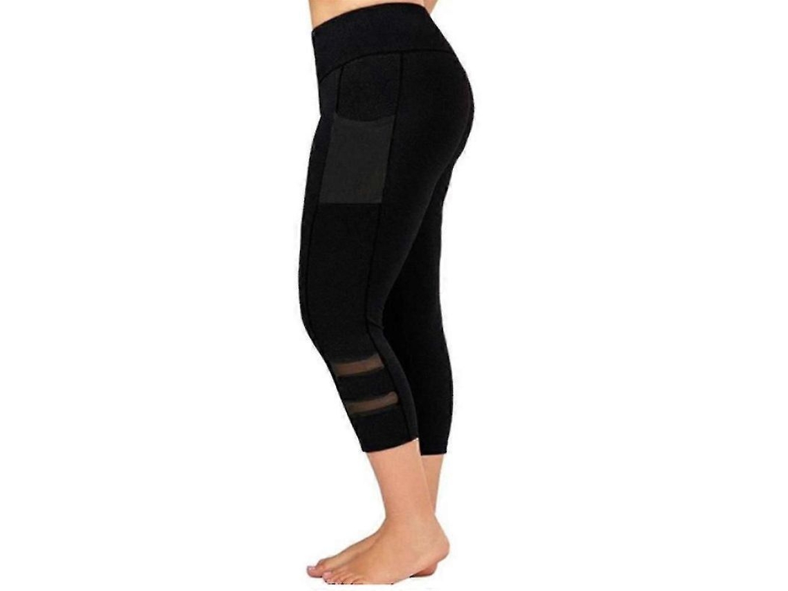 Calcinha Legging Feminina 100% Nova E Alta Qualidade Material Poliéster - Loja He Wei Preto