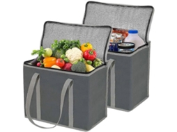 Sacolas de Compras Reutilizáveis ​​e Dobráveis, Bolsa Térmica para Piquenique, Bolsa Grande para Gelo. GOKOCO