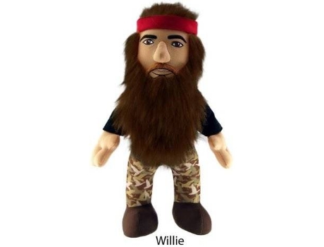 Peluche DUCK DYNASTY Willie com som (8.5x3.7x2.3 cm)