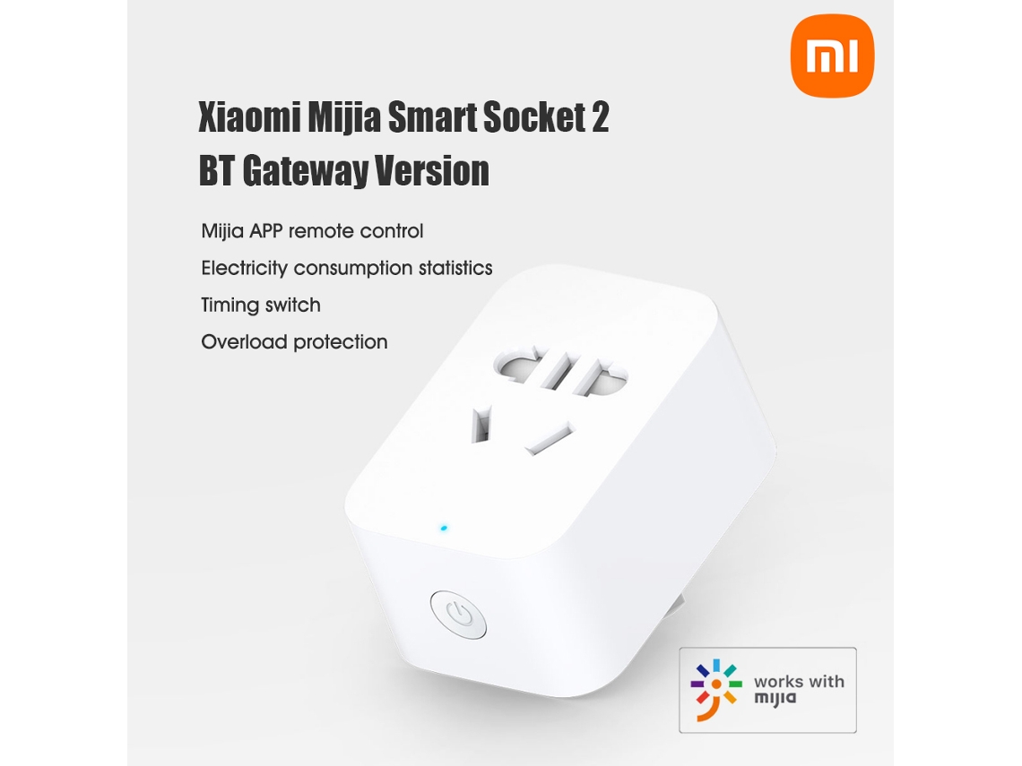 Laxiscreed Gateway Bluetooth Para Tomada Inteligente Mijia 2 Com Função De Conexão Bluetooth E Compatibilidade Australiane