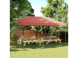 Vidaxl Tenda De Festa 292 X 580 X 315 Cm Terracota Tecido Oxford