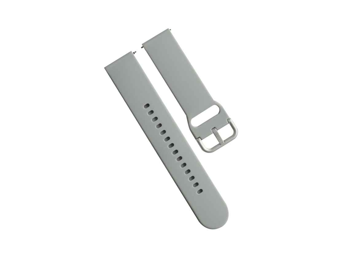 Pulseira De Relógio De Silicone Cinza Para Fitbit Versa 2/lite - 22mm