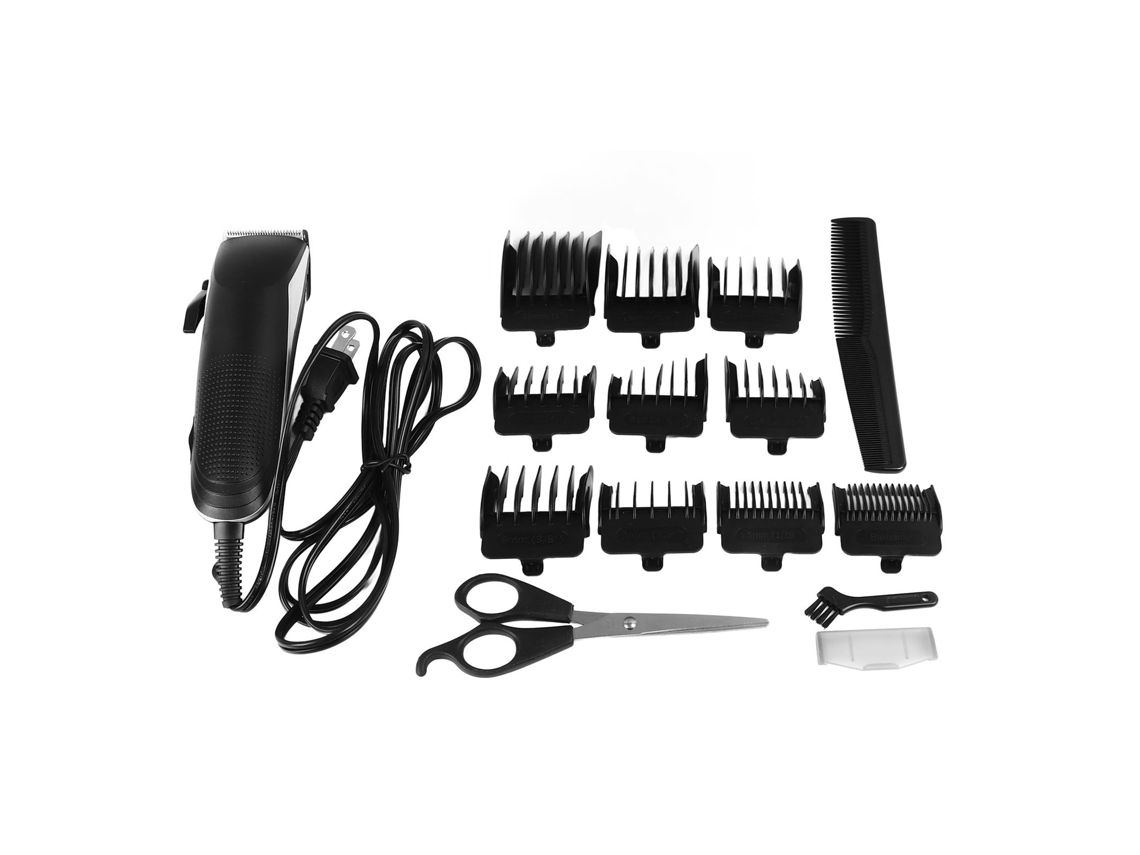 Aparelho De Cortar Cabelo Elétrico De Baixo Ruído Com 10 Pentes Guiadores Para Barbear