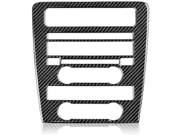Elegante Painel De Controle Central Cd Em Fibra Carbono Para Veículos Ford Mustang 2009-2014
