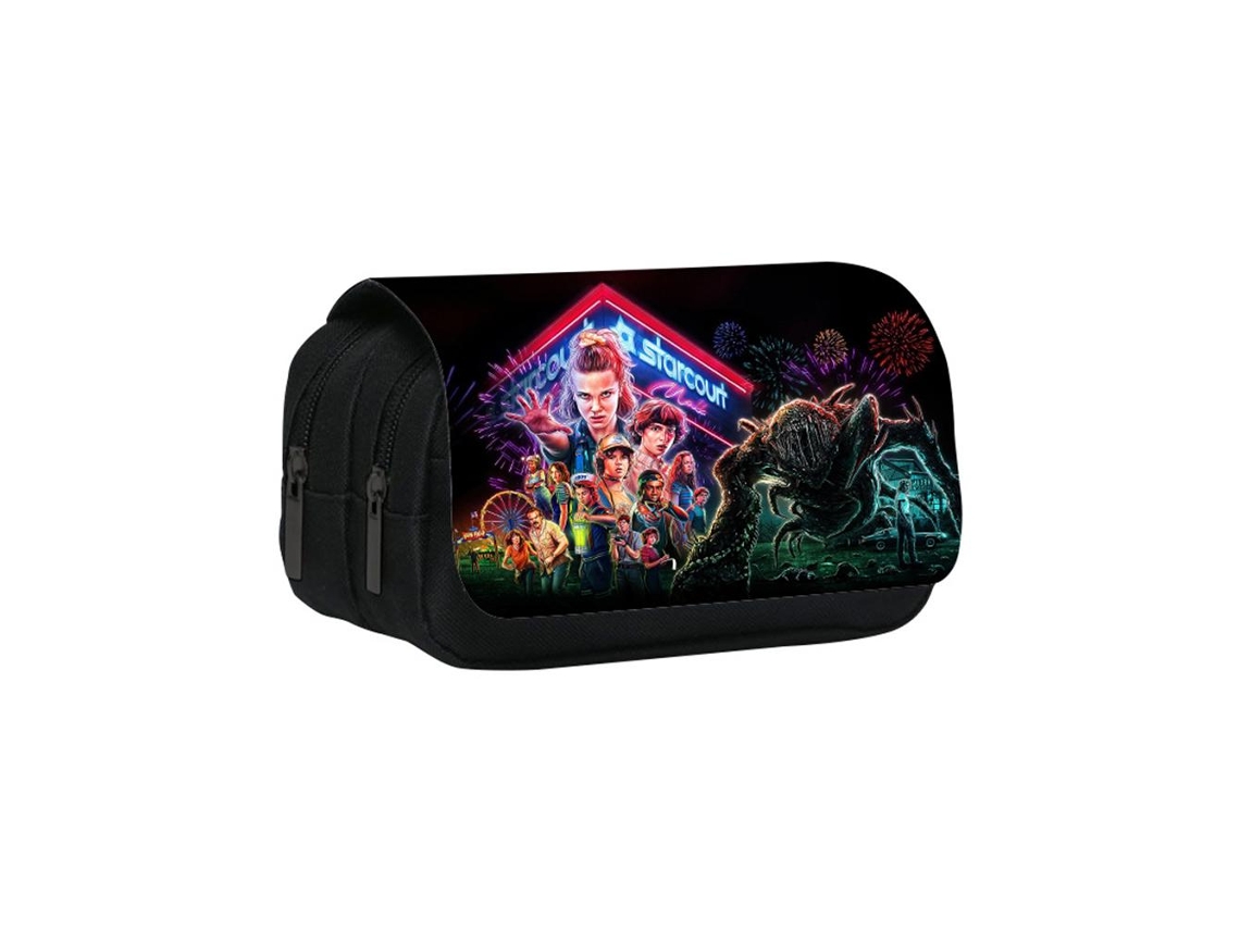 Primerox estojo para Lápis com Zíper de Alta Qualidade Dual Layer Design Tv Drama Escolar