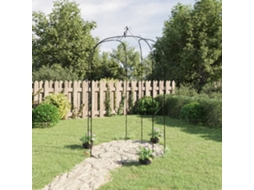 Arco De Jardim Ã˜180x255 Aã§o Preto Dkd Home Decor