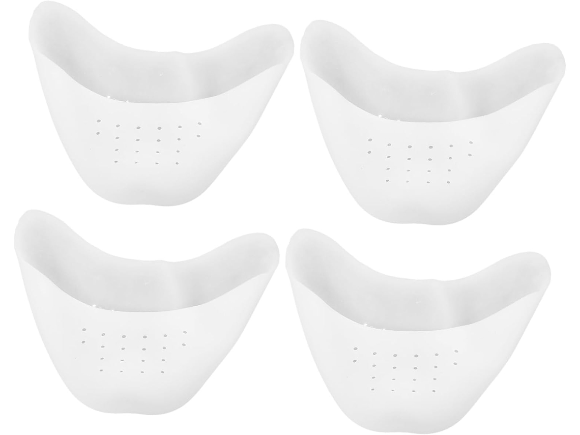 Protetores De Ponta Para Sapatilhas Balé Sebs White, 2 Pares