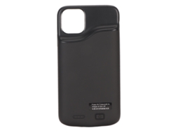Funda com bateria para iOS 11 Pro Max de 6,5 polegadas, 6000 mAh, carga estendida, fina, preta | S/MARCA
