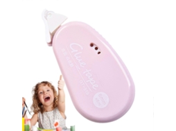 Dispensador De Fita Adesiva Dupla Face Em Rolo - Transparente Reutilizável E Resistente Para Scrapbooking, Cas A, Escritório Artesanato, Rosa