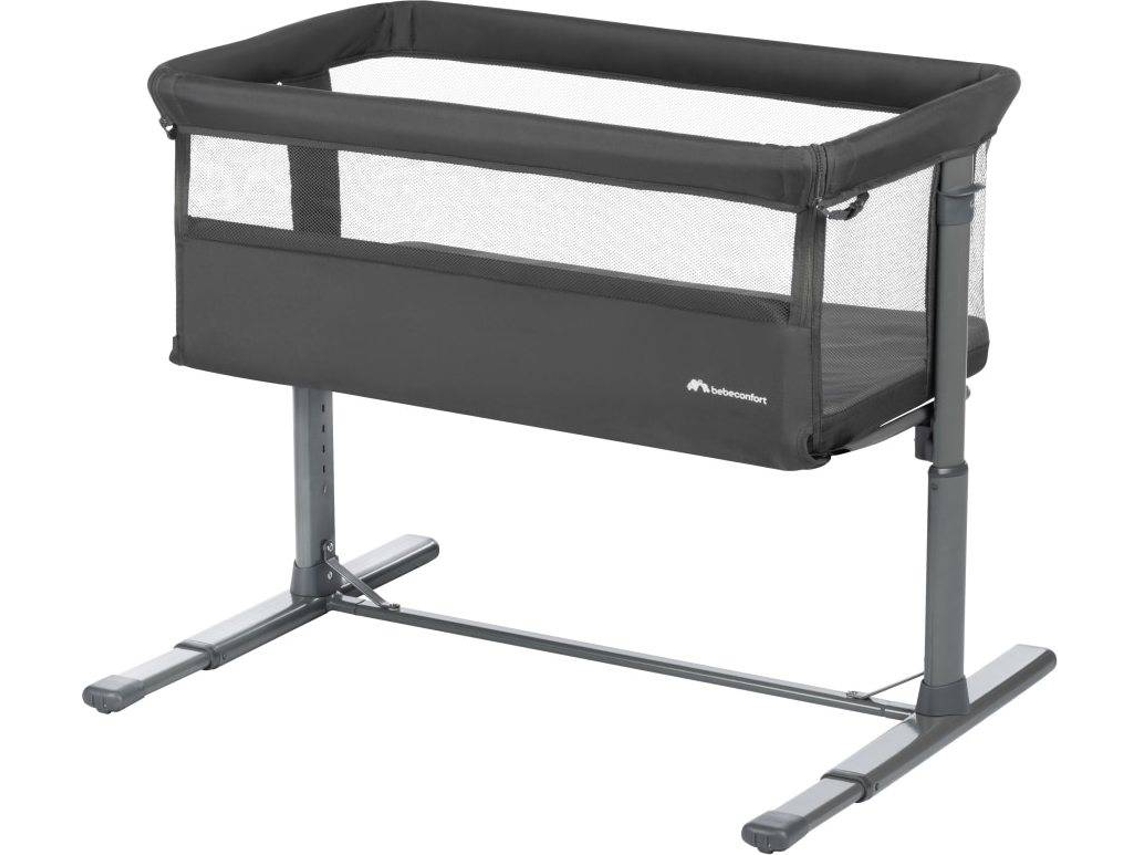 Berço cosleeping Zina 2 em 1 da BEBECONFORT desde o nascimento até aos 9 kg Mineral Graphite