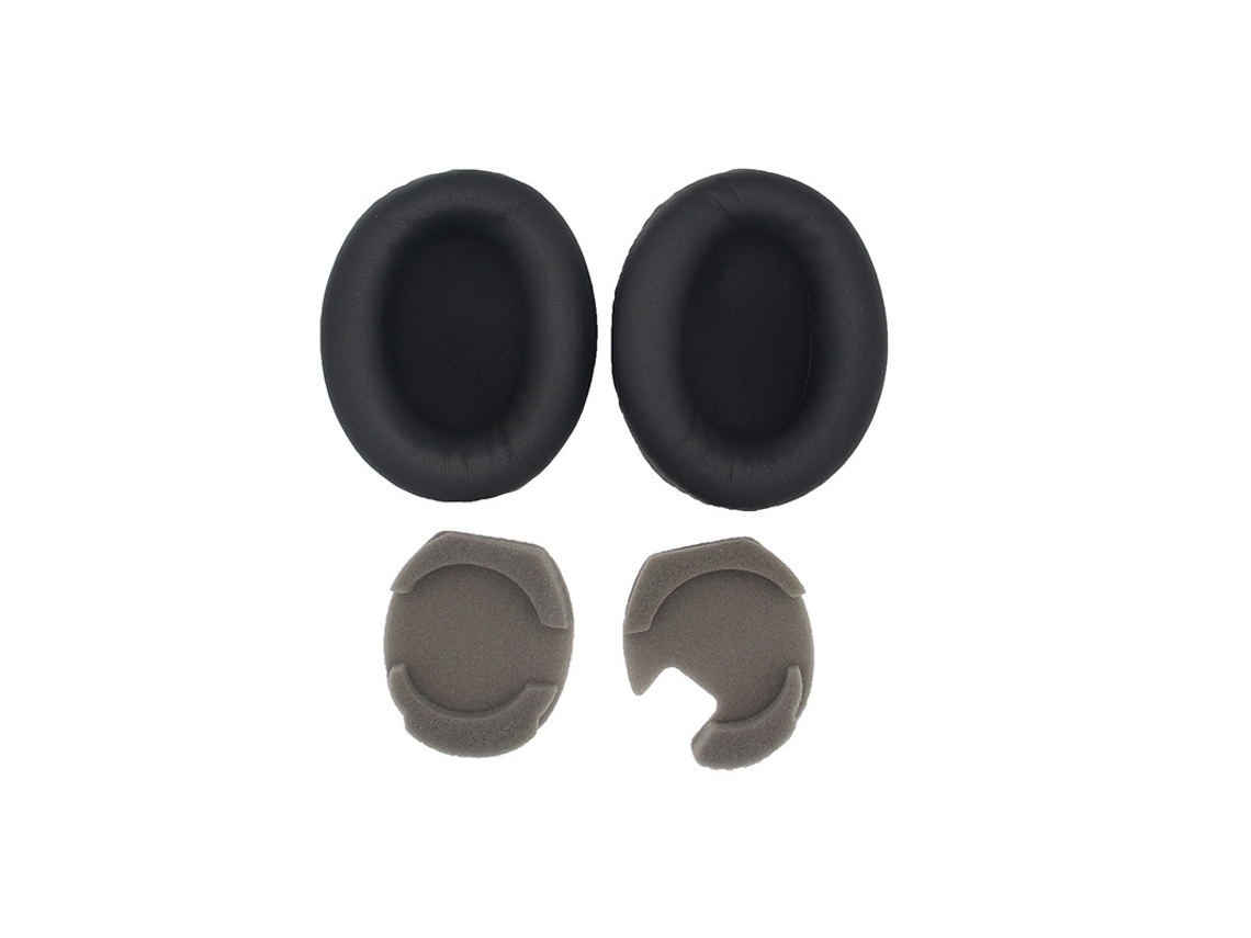 Protetores De Orelha Para Fone De Ouvido Sony Wh 2000xm4 Yunzii (capas De Orelha Em Couro Proteico Preto, 2 Unidades)