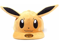 Boné Snapback Pokémon Eevee Peluche Com Orelhas
